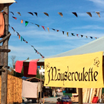 Mausroulette, Markus der Mäusegaukler, Gauklermaus, Mäusegaukler, Mäuseroulette, Maeuseroulett, Mittelaltermarkt Senden, Senden, Neu Ulm.