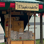Bilder vom wahrscheinlich schönsten Mäuseroulette der Mittelalterszene auf den historischen Markttagen zu Inchenhofen.
