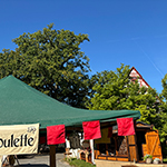 Bilder vom wahrscheinlich schönsten Mäuseroulette der Mittelalterszene. Beim Staufermarkt im Kloster Lorch. Stauferfalknerei