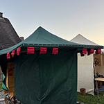Bilder vom wahrscheinlich schönsten Mäuseroulette der Mittelalterszene. Beim Staufermarkt im Kloster Lorch. Stauferfalknerei
