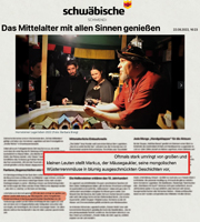  - Presseartikel, Zeitungsartikel, Markus der Mäusegaukler, Mäuseroulette.