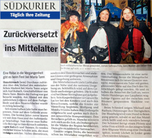 Bild vom Artikel zum mittelalterlichen Wintermarkt in Mariatann bei Unterkirnach.