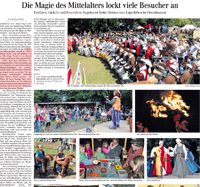 Presseatikel Hornsteiner Lagerleben in Orsenhausen 2014