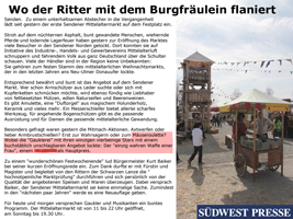 Bild vom Artikel zum Markt in Senden.