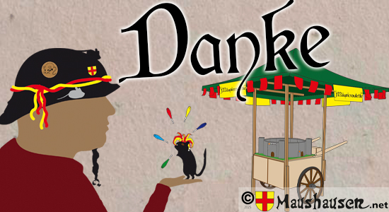 Der Mäusegaukler sagt Danke