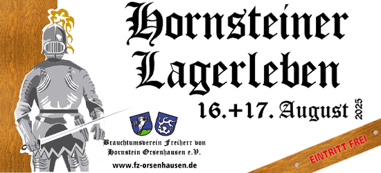 Reklame für das Hornsteiner Lagerleben 2025