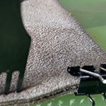 Bildmaterial von der entstehung der ersten Münztäschchen, Schnittmuster, Tests und fertige Täschchen.