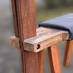 Ein Sattlerpferd auch Sattlerponny oder Nähkolben genannt. Werkzeug welches Sattler für Ihre arbeiten benötigen.