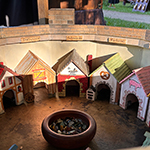 Im wunderschönen und schattigen Kardinalsgarten von Schillingsfürst stand das wahrscheinlich schönsten Mäuseroulette der Mittelalterszene.