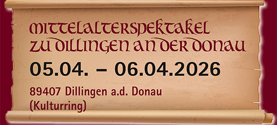 Plakat Dillingen an der Donau Ostern 2026